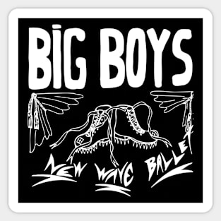 Big Boys New Wave Balle White Sticker